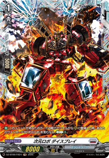 次元ロボ ダイスプレイ