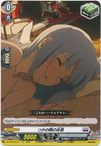 つかの間の休息