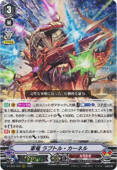 軍竜 ラプトル・カーネル