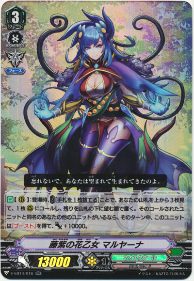 藤紫の花乙女 マルヤーナ